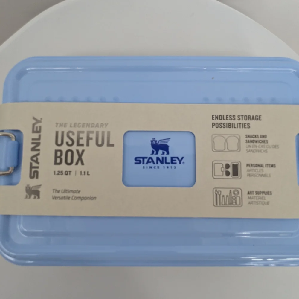 New Stanley Useful Box 1.25QT Light Blue cream lunch bento Storage Container